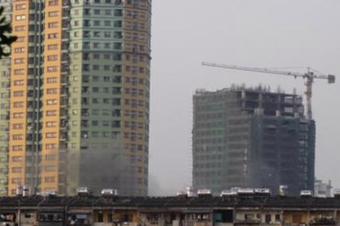 Cháy lớn tại phố Nguyên Hồng