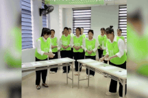 Phần thi tay nghề đi Nhật độc lạ, thử đầu bếp kiểm tra... chia bài