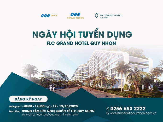 FLC Grand Hotel Quy Nhơn tổ chức &quot;ngày hội Tuyển dụng&quot; để chuẩn bị Pre-Opening vào tháng 11/2020 - Ảnh 1.