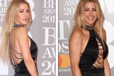 “Sao” đọ váy áo gợi cảm tại lễ trao giải âm nhạc Anh