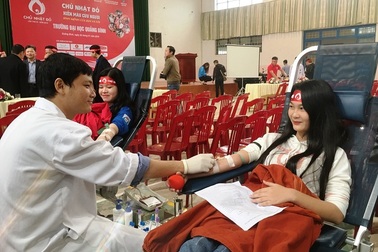 Quảng Bình: Tiếp nhận gần 600 đơn vị máu từ ngày hội Chủ nhật Đỏ