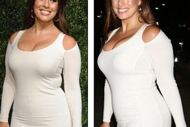 Ashley Graham khoe dáng nảy nở