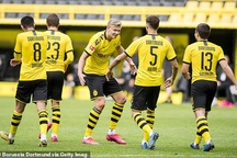 Erling Haaland tỏa sáng, Borussia Dortmund thắng dễ Schalke