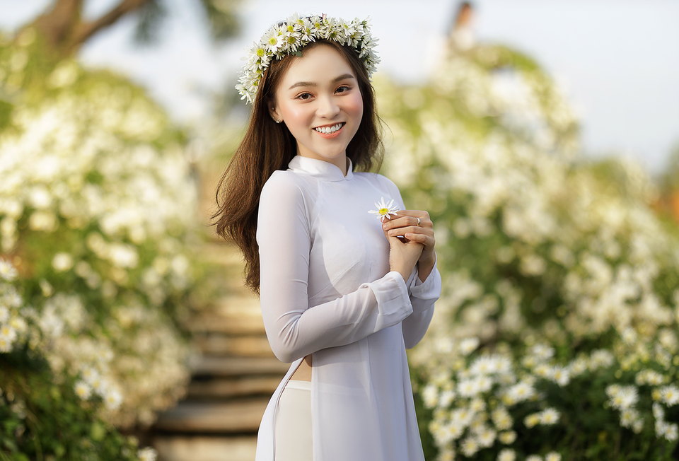Thiếu nữ Hà thành đọ sắc với loài hoa báo hiệu mùa đông Hà Nội - 7 Thiếu nữ Hà thành đọ sắc với loài hoa báo hiệu mùa đông Hà Nội - 7