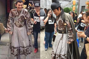 Lâm Phong bị thương nghiêm trọng trên phim trường