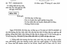 Cà Mau “hỏa tốc” cho học sinh tiếp tục nghỉ học, hướng dẫn học tại nhà