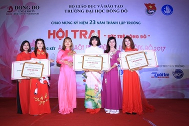 Ấn tượng đêm chung kết “Hoa khôi Sinh viên Đại học Đông Đô 2017”