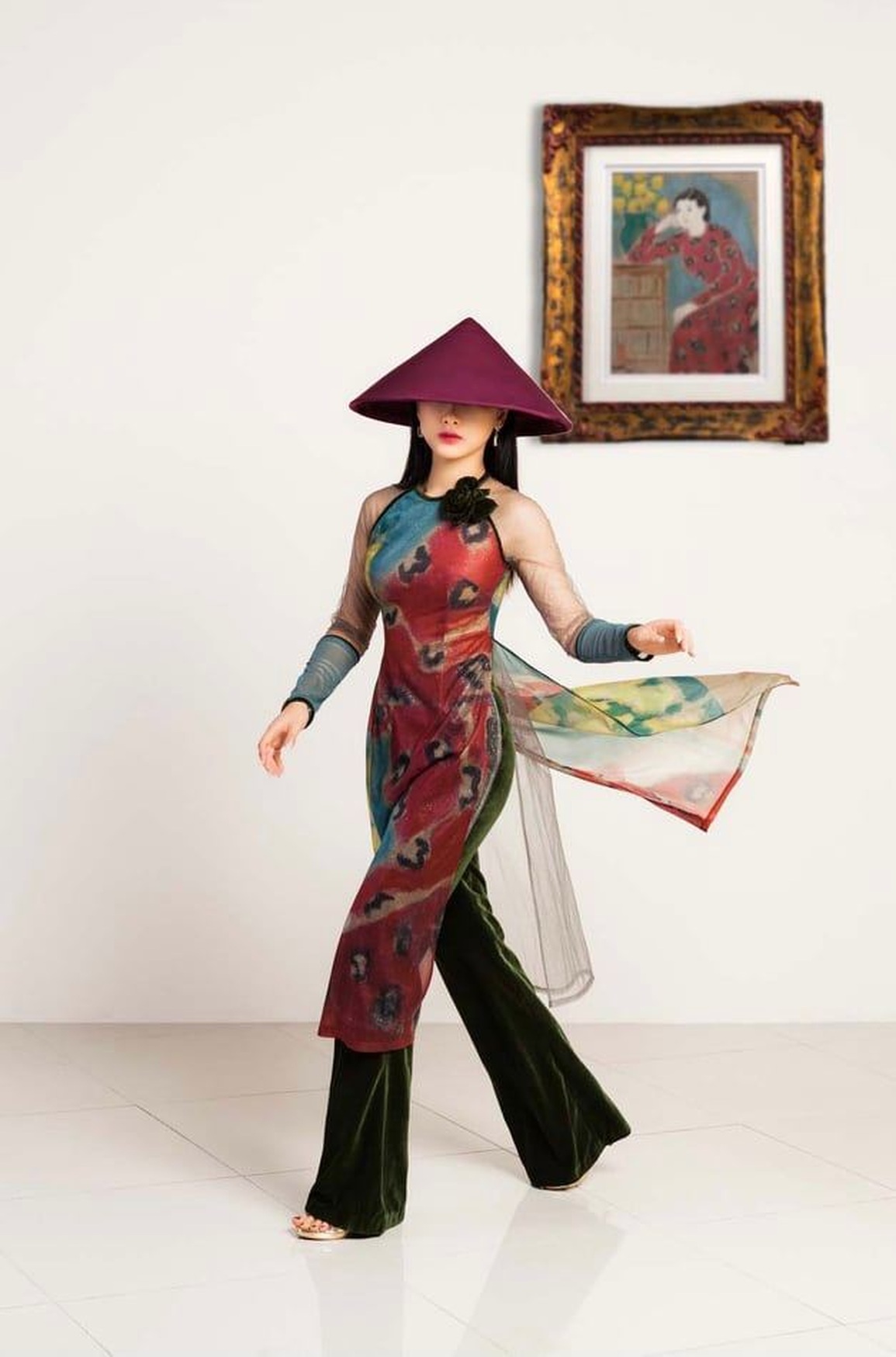 Bức họa Thiếu nữ mùa thu nổi tiếng của họa sĩ Phạm Văn Đôn lên áo dài - 1 Bức họa Thiếu nữ mùa thu nổi tiếng của họa sĩ Phạm Văn Đôn lên áo dài - 1