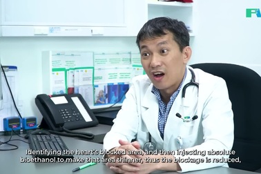 Điều trị bệnh cơ tìm phì đại bằng phương pháp bơm cồn sinh học