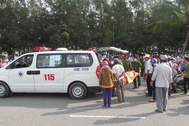 Nam thanh niên chết bất thường ngoài bãi biển Đà Nẵng