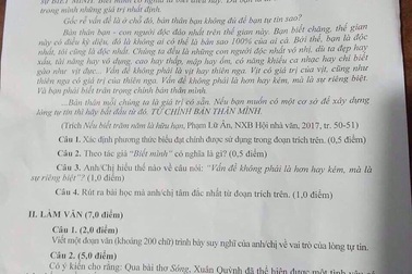 Sau nghi vấn lộ đề thi, Khánh Hòa tổ chức thi lại cho học sinh lớp 12
