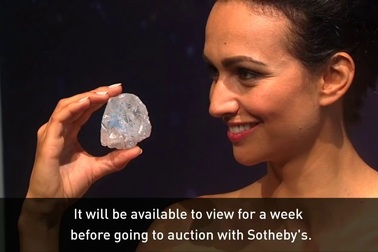 Chiêm ngưỡng viên kim cương "khủng" trị giá trên 70 triệu USD