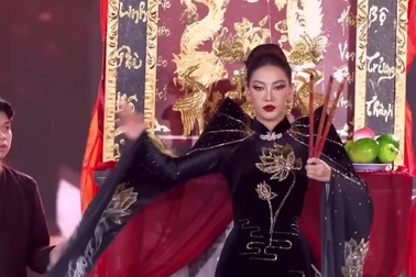 Thiết kế "Hương khói gia tiên" gây tranh cãi dữ dội tại Miss Grand Vietnam