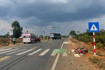 Trên đường đi thu mua rau, 2 vợ chồng tử vong do va chạm với xe tải