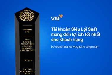 Global Brands Magazine vinh danh tài khoản Siêu lợi suất của VIB