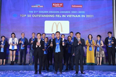 McDonald's Việt Nam nhận giải Rồng Vàng năm thứ 4 liên tiếp