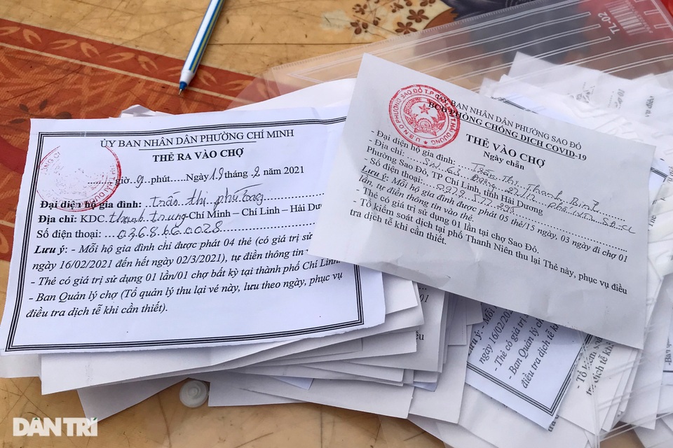 Người dân tâm dịch thành phố Chí Linh đi chợ bằng thẻ theo ngày chẵn lẻ - 5 Người dân tâm dịch thành phố Chí Linh đi chợ bằng thẻ theo ngày chẵn lẻ - 5