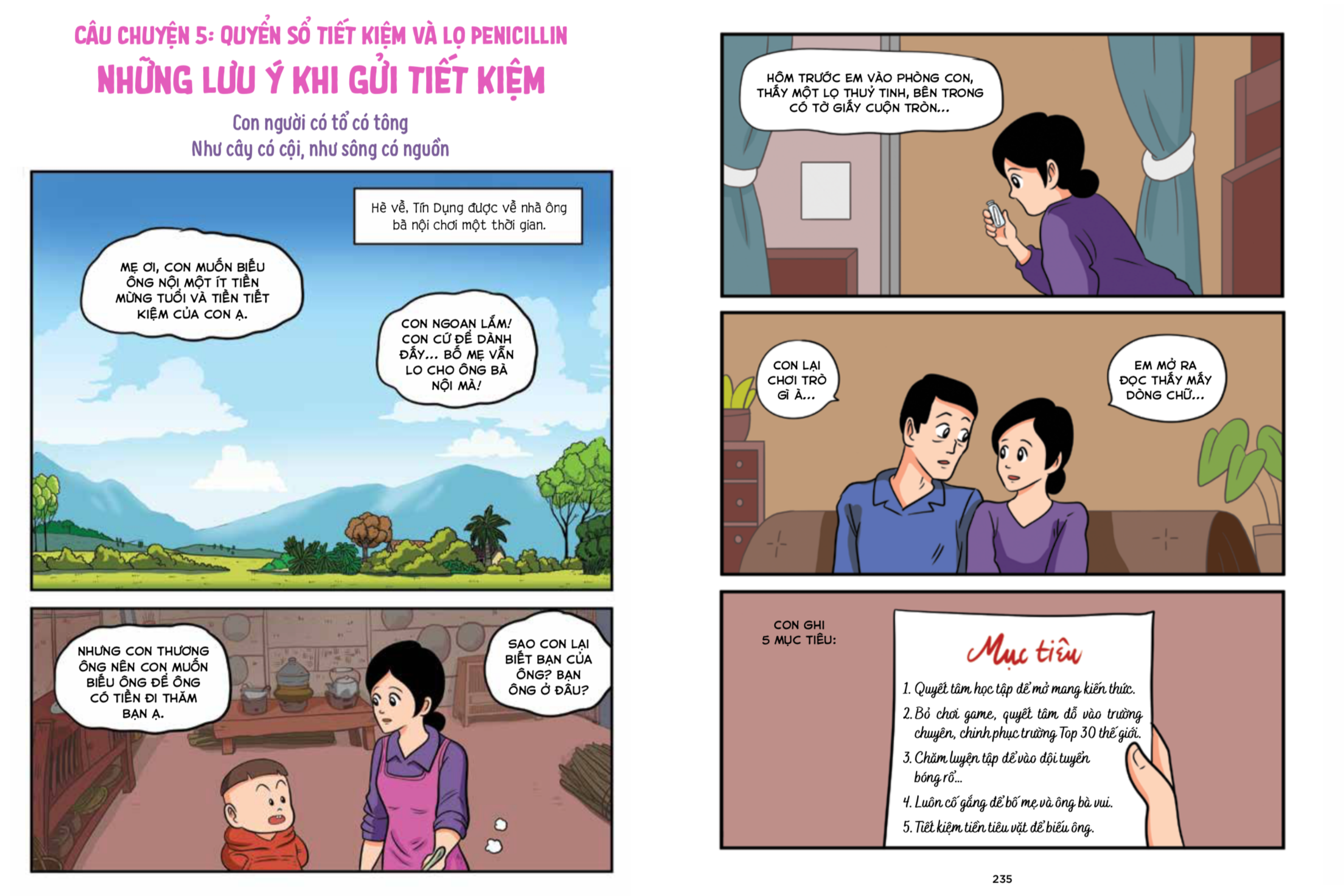 ឆ្លាតជាមួយលុយ៖ រឿងកំប្លែងហិរញ្ញវត្ថុដំបូងសម្រាប់គ្រួសារវៀតណាម - ៤ Khéo khôn với tiền: Truyện tranh tài chính đầu tiên cho gia đình Việt - 4