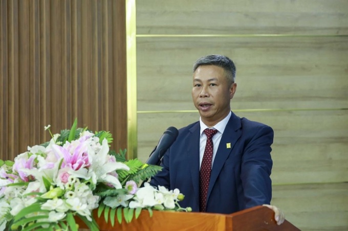 Ông Nghiêm Đức Dương - Phó Tổng Giám đốc phát biểu nhận nhiệm vụ.