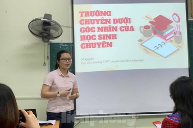 Góc nhìn khác về trường chuyên qua tham luận của nữ sinh trường Amsterdam