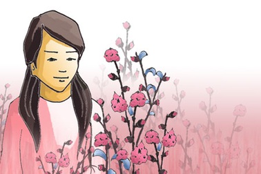 "Mùa xuân chín ửng trên đôi má"