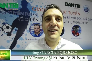 HLV Bruno Garcia gửi lời cảm ơn đến độc giả Dân trí