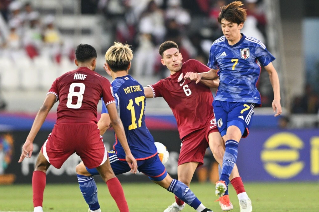 Chơi hơn người, U23 Nhật Bản đánh bại U23 Qatar ở tứ kết giải châu Á - 1 Chơi hơn người, U23 Nhật Bản đánh bại U23 Qatar ở tứ kết giải châu Á - 1