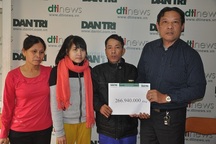 Gần 267 triệu đến với em Đoàn Thị Thu Hà