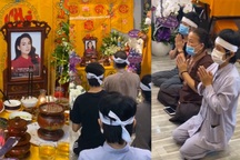 Các con nuôi làm lễ cầu siêu cho ca sĩ Phi Nhung tại nhà riêng