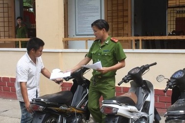Phá đường dây trộm cắp và tiêu thụ xe máy liên tỉnh