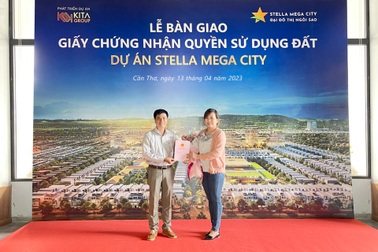 KITA Group trao chứng nhận quyền sử dụng đất dự án Stella Mega City
