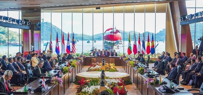 Quang cảnh Hội nghị cấp cao ASEAN 42.