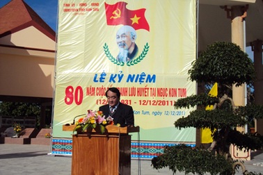 Kỷ niệm 80 năm cuộc đấu tranh lưu huyết tại Ngục Kon Tum