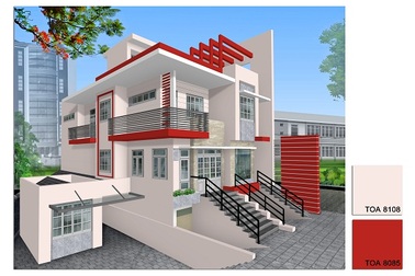 Lựa chọn màu sắc theo phong thuỷ cho biệt thự