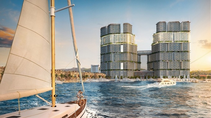 Dòng căn hộ The Platinum từ tầng 34-41 của Sun Marina Town