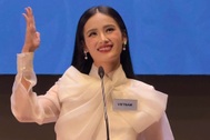 Ý Nhi trượt top 20 phần thi Hùng biện tại Hoa hậu Thế giới 2025