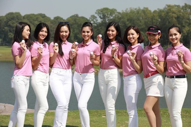 Hoa hậu Tiểu Vy và dàn người đẹp khoe sắc ở giải golf gây quỹ từ thiện