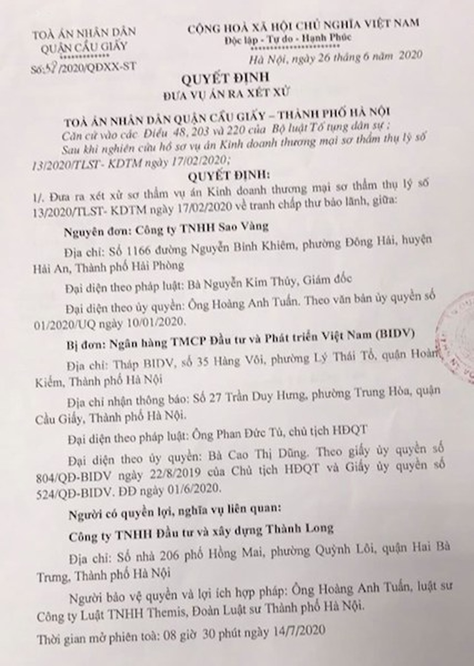 Ngân hàng BIDV thua kiện, phải trả khách hàng hơn 9,5 tỷ đồng cả gốc và lãi - 1 Ngân hàng BIDV thua kiện, phải trả khách hàng hơn 9,5 tỷ đồng cả gốc và lãi - 1