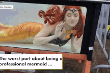 “Nàng tiên cá” xinh đẹp với nỗi sợ hãi bị quấy rối tình dục