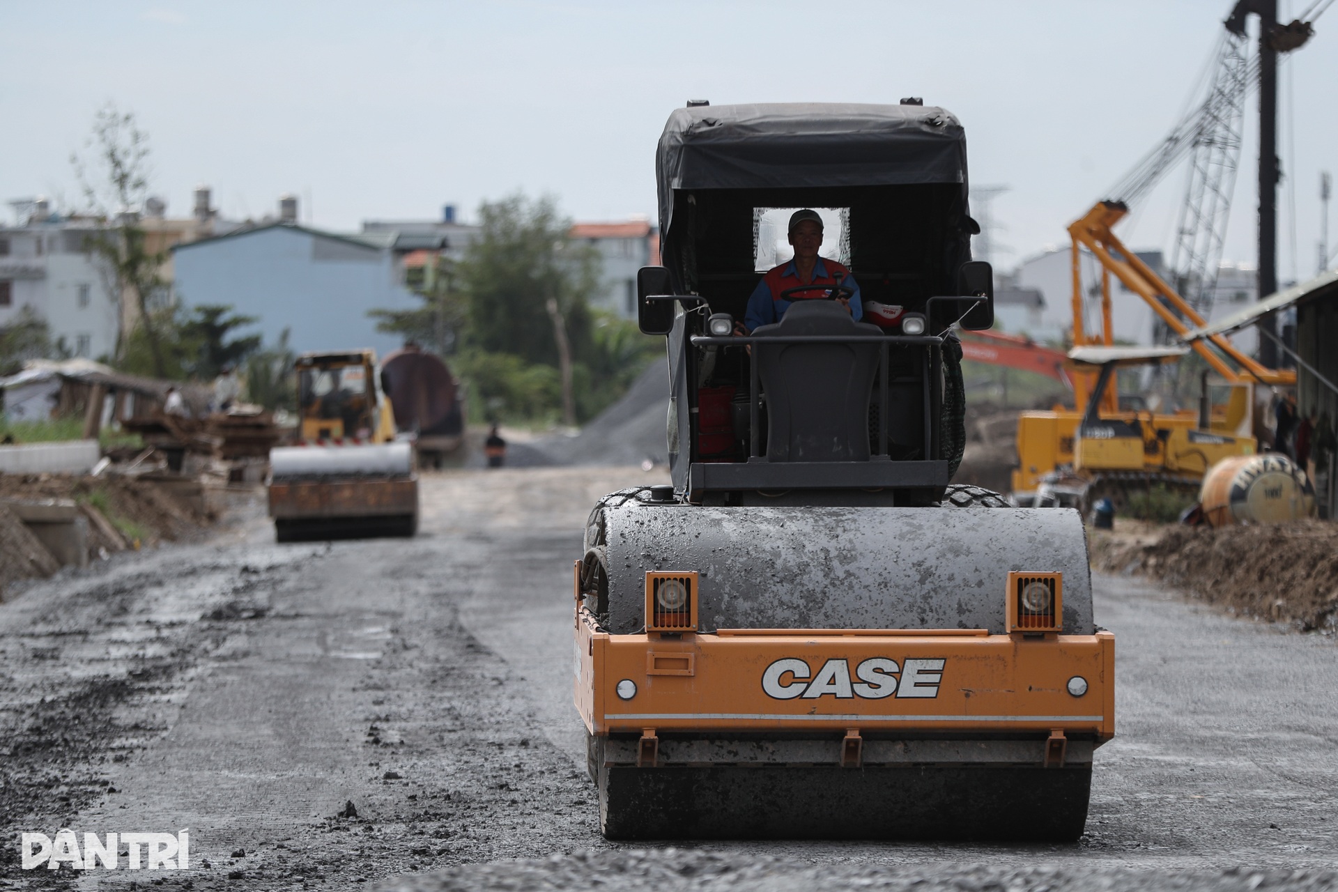 Một phần đường song hành quốc lộ 50 trước ngày thông xe - 13 Một phần đường song hành quốc lộ 50 trước ngày thông xe - 13