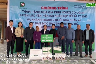 Ấm áp, xúc động ngày khánh thành 2 nhà Nhân ái ở nơi bão Yagi đi qua