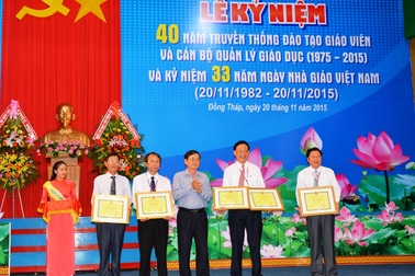 40 năm thành lập, ĐH Đồng Tháp “đóng góp” 40.000 giáo viên, cử nhân