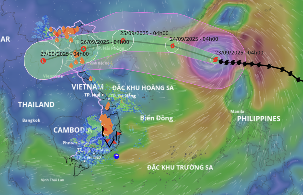 Siêu bão Ragasa đi vào Biển Đông, giữ cường độ cấp 17 đến khi nào? - 1 Siêu bão Ragasa đi vào Biển Đông, giữ cường độ cấp 17 đến khi nào? - 1