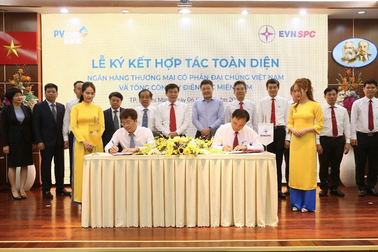 EVNSPC ký kết hợp tác toàn diện với PVcombank