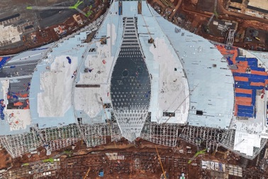 "Đóa sen" nghìn tỷ ở sân bay Long Thành bước vào giai đoạn nước rút