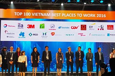 Eurowindow – Công ty duy nhất trong lĩnh vực sản xuất cửa vào Top 100 Nơi làm việc tốt nhất Việt Nam 2016