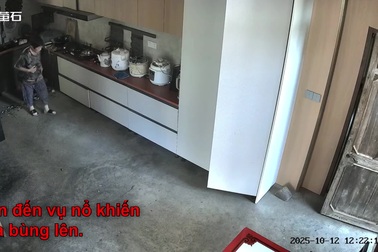 Cụ bà xử lý bình tĩnh giúp tránh được vụ hỏa hoạn nghiêm trọng từ bếp gas