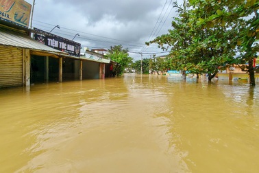 Nước sông Thu Bồn có thể vượt đỉnh lũ lịch sử năm 1964