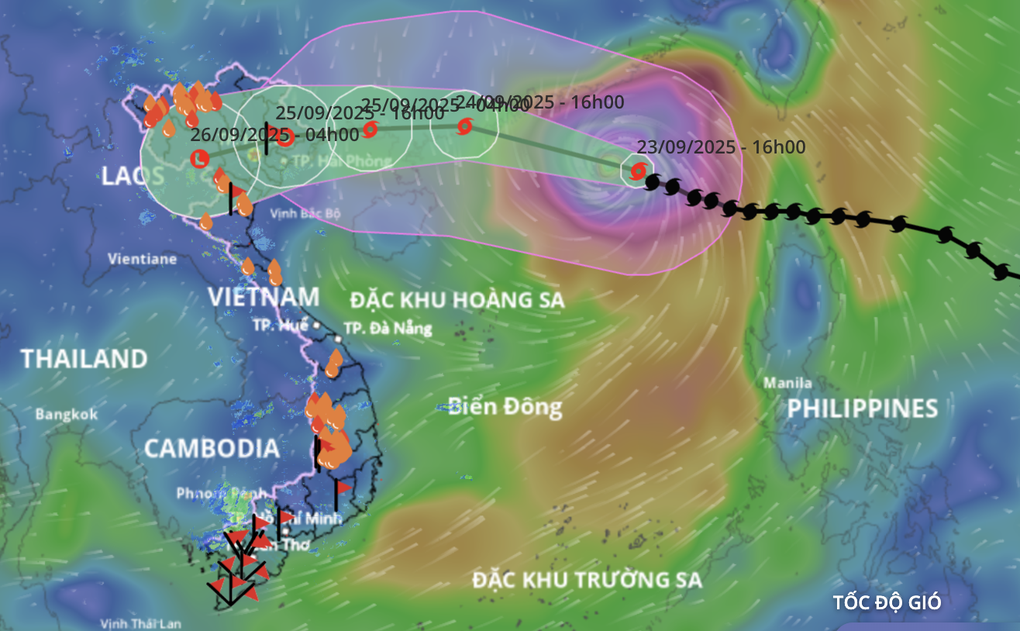Dự báo chi tiết tác động của bão Ragasa đến Việt Nam - 1 Dự báo chi tiết tác động của bão Ragasa đến Việt Nam - 1