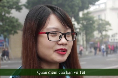 Clip phỏng vấn: Bạn trẻ có thích Tết không?